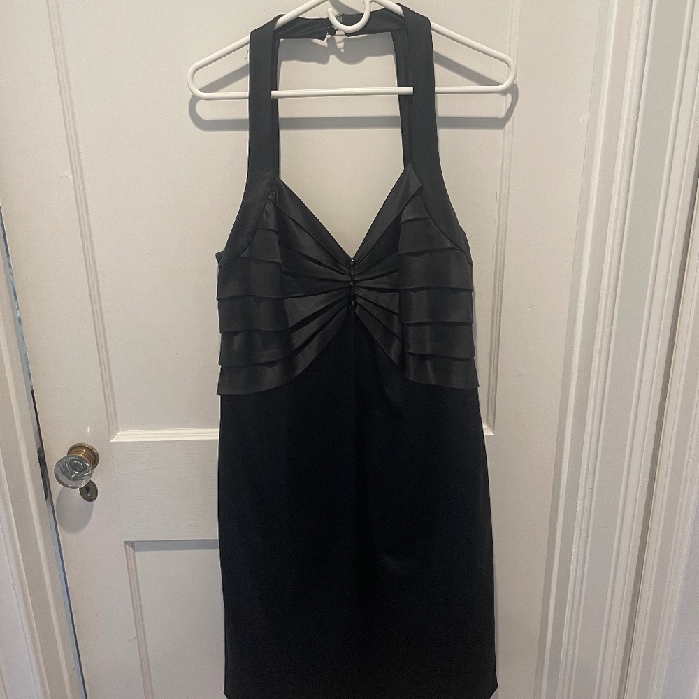 Black cocktail dress